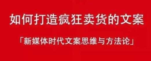 新媒体时代《如何打造疯狂卖货文案》文案思维与方法论-水母智库