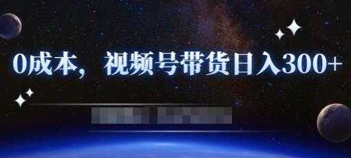 《零基础视频号带货赚钱项目》0成本0门槛轻松日入300+-水母智库