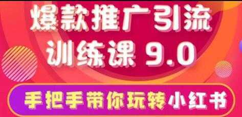 小红书怎么推广,小红书爆款推广引流训练课9.0,带你一部手机即可月赚万元-水母智库