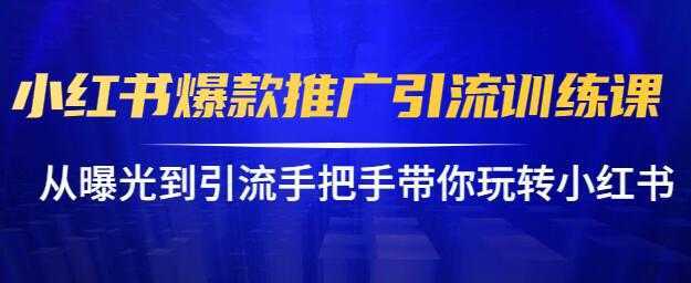 小红书怎么推广,小红书爆款推广引流训练课12.0,手把手带你玩转小红书-水母智库