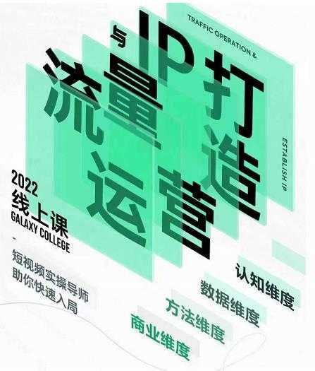 大蓝流量运营&个人ip打造课，短视频带货/爆款文案/流量运营/直播入门/镜头变现/流量商业-水母智库