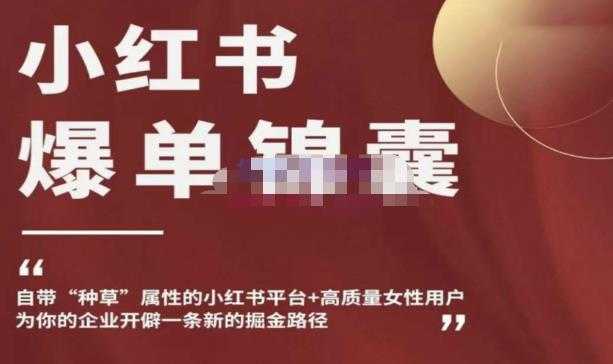 图片[1]-小红书爆单锦囊，自带种草属性+高质量女性用户，为你的企业开辟一条新的掘金路径-水母智库