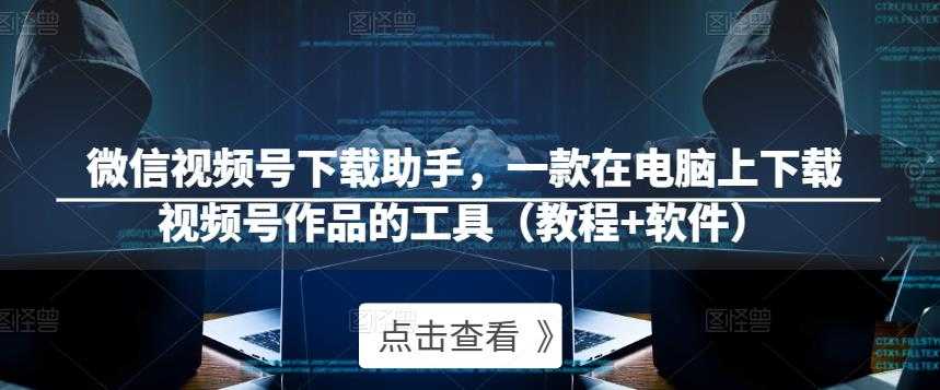 图片[1]-微信视频号下载助手，一款在电脑上下载视频号作品的工具（教程+软件）-水母智库