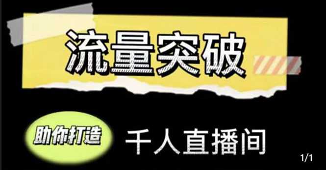 直播运营实战视频课，助你打造千人直播间（14节视频课）-水母智库