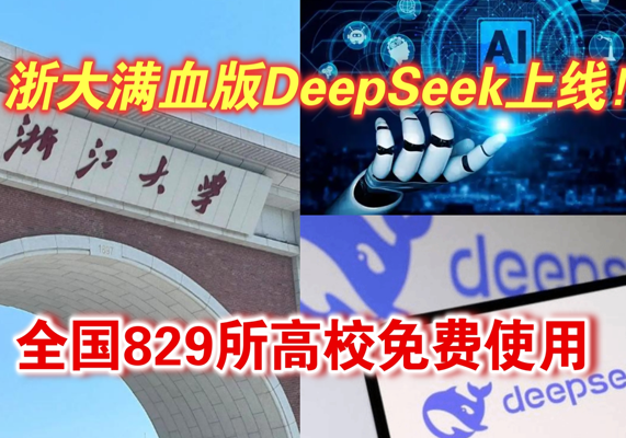浙大DeepSeek满血版上线-水母智库