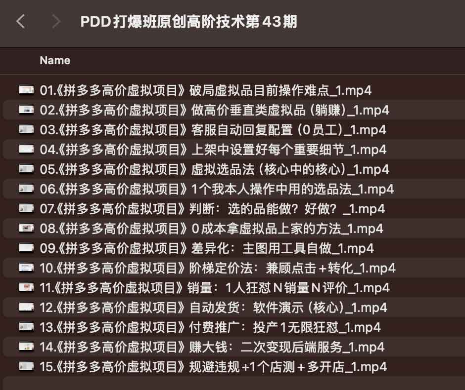 图片[1]-PDD打爆班原创高阶技术第43期-水母智库