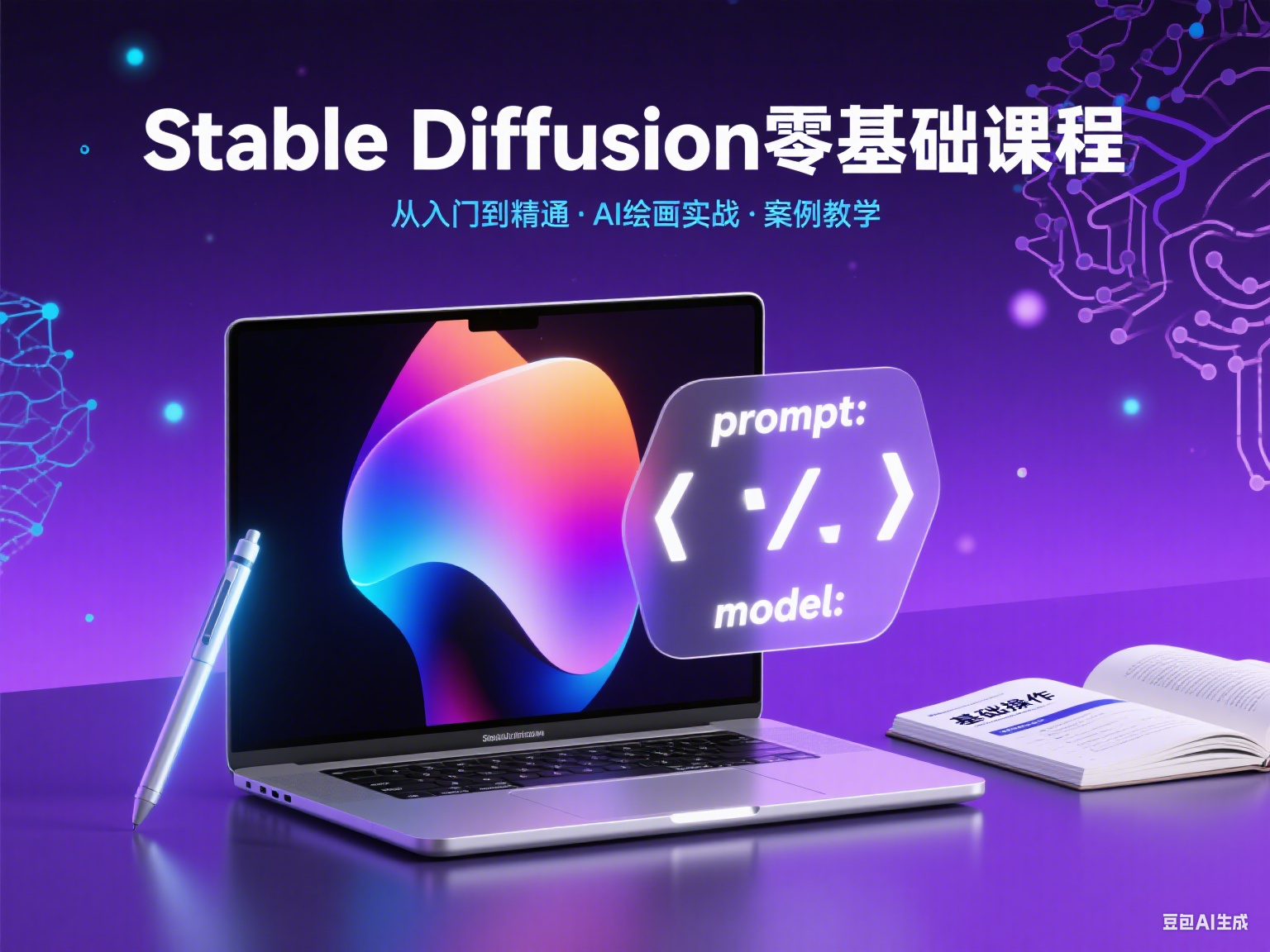 Stable diffusion零基础课程-水母智库