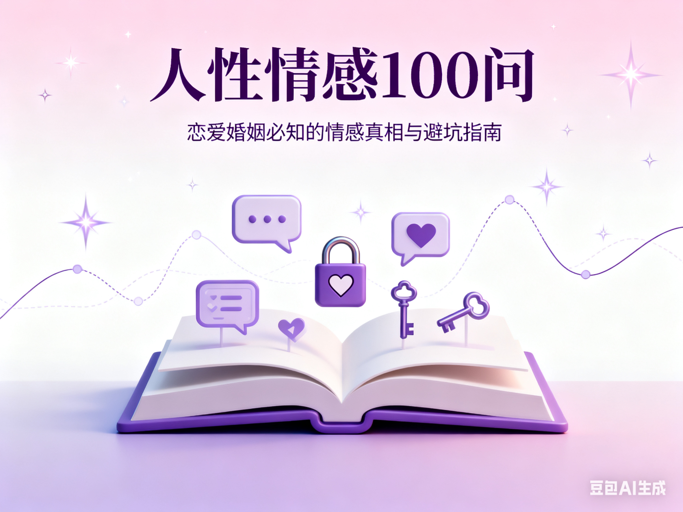 《人性情感100问》:恋爱婚姻必知的情感真相与避坑指南-水母智库