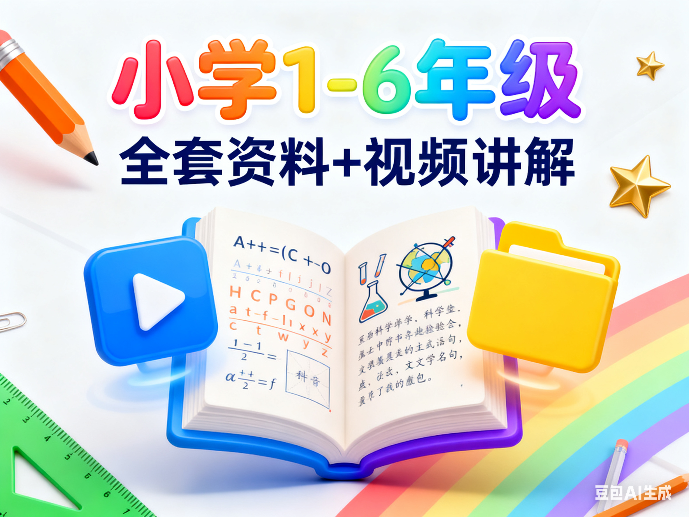 学而思大白本，小学1-6年级全套资料+视频讲解， 家长刚需-水母智库