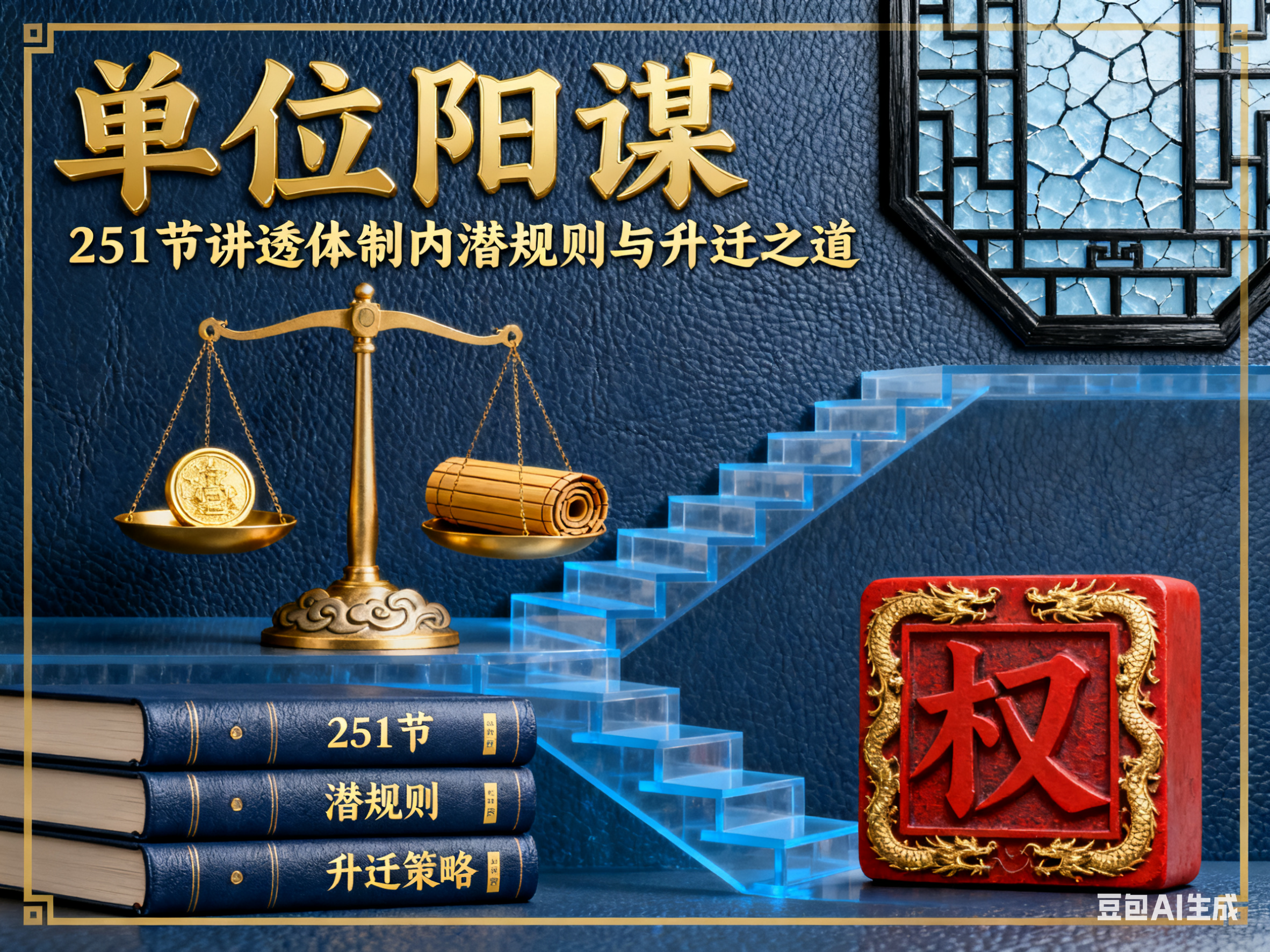 《单位阳谋》：251节讲透体制内潜规则与升迁之道-水母智库