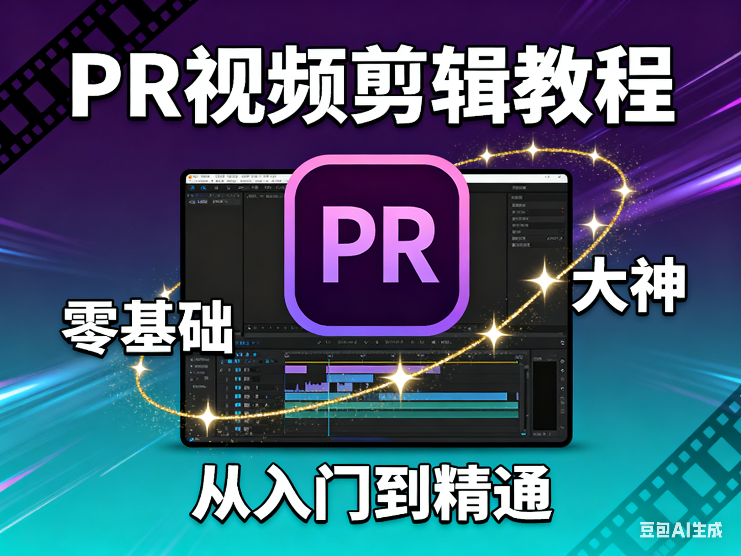 PR从零基础入门到视频剪辑大神教程（100集全）-水母智库