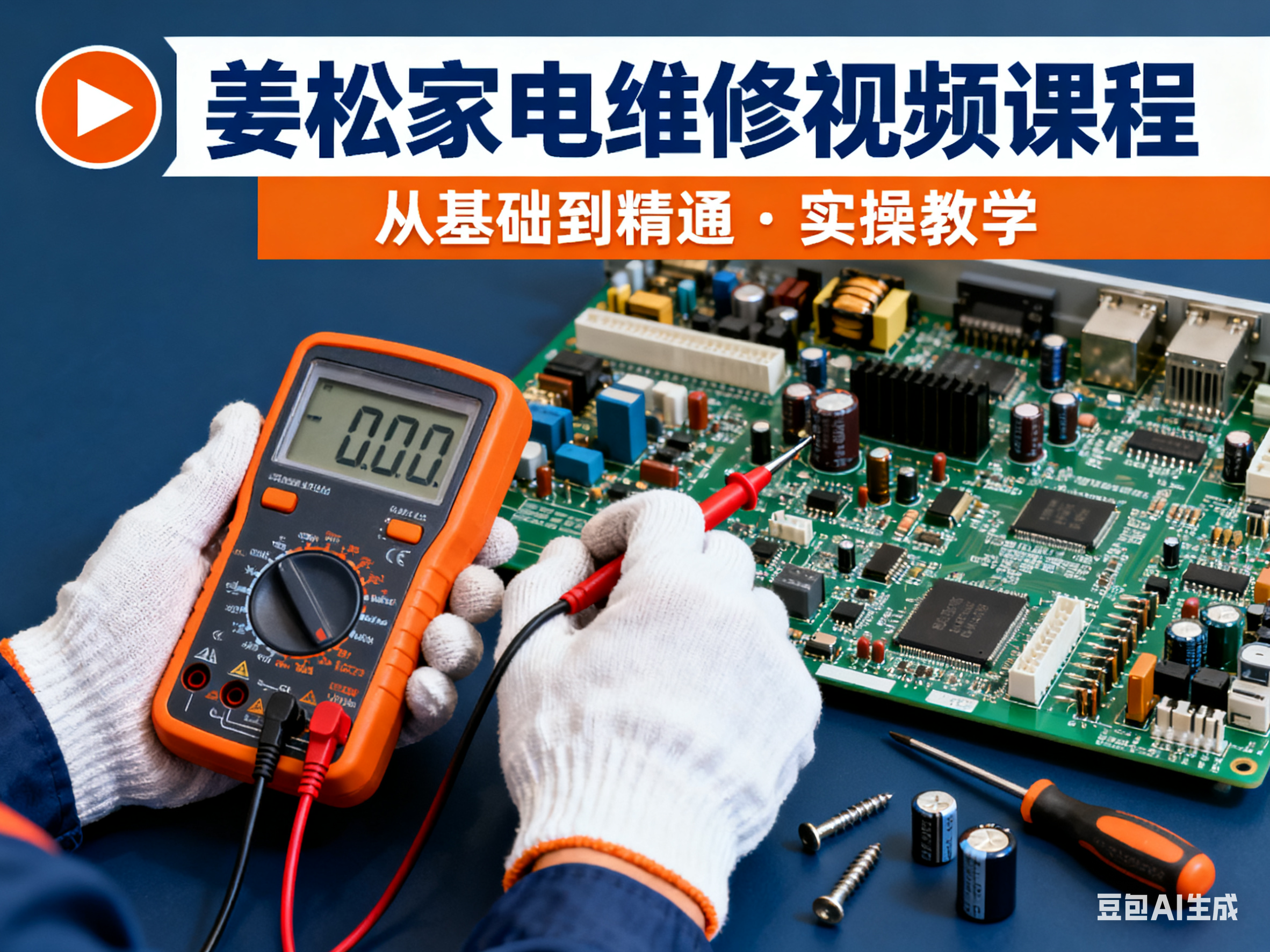 姜松家电维修视频课程-水母智库
